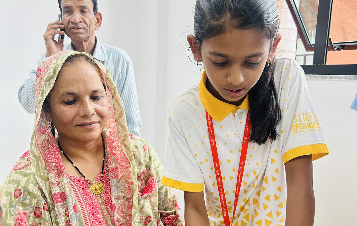 Going through it again, slowly at Birla Open Minds International School, Bhopal