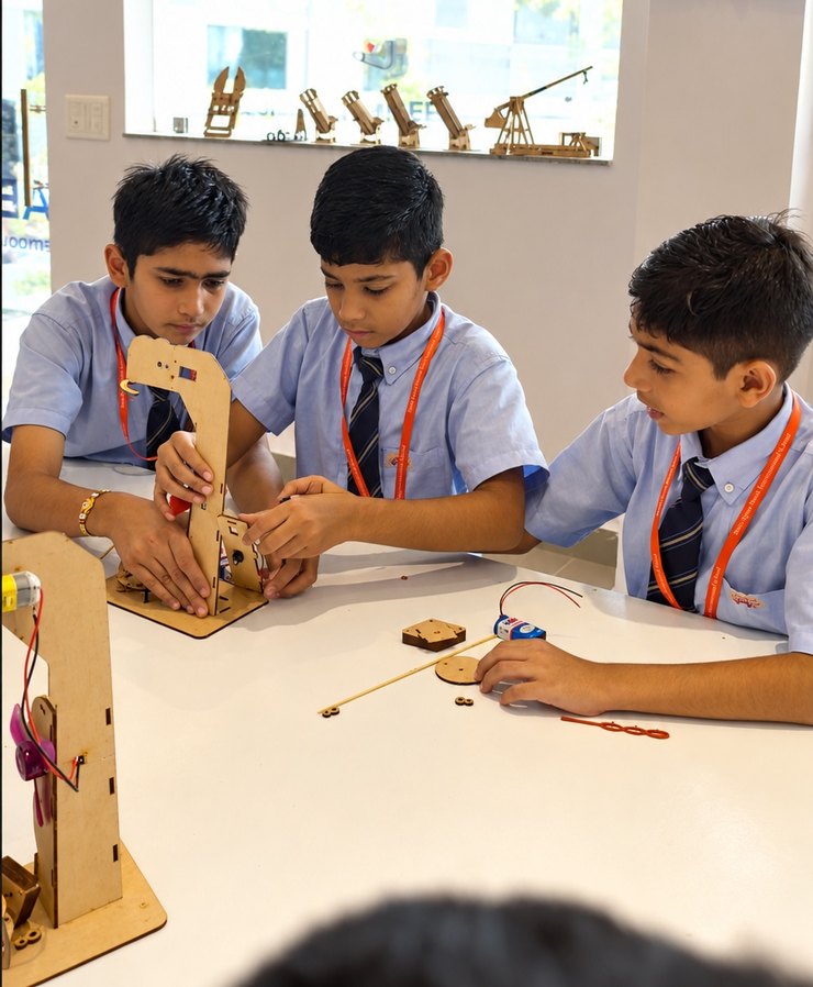 Building, not watching, Birla Open Minds International School, Bhopal