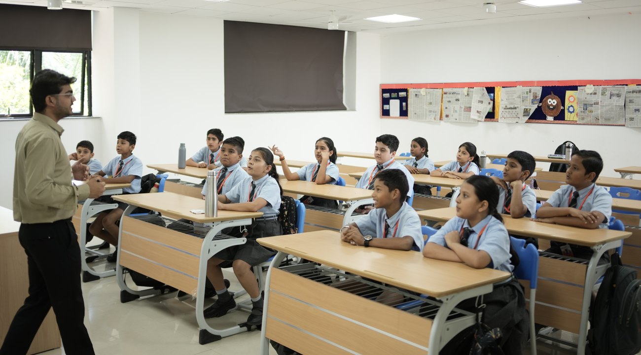 A Middle Years lesson, Birla Open Minds International School, Bhopal